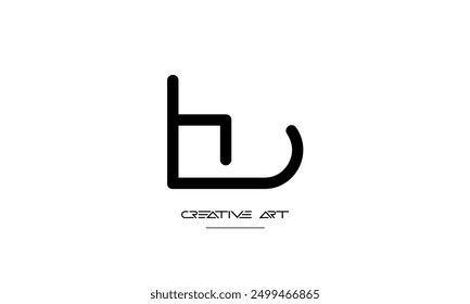 HC, CH, H, C abstract letters logo monogram