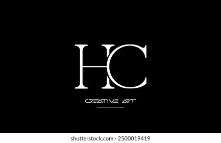 HC, CH, H, C abstrakte Buchstaben Logo-Monogramm