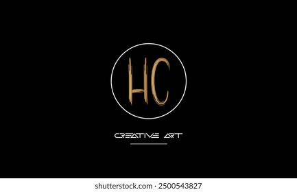 HC, CH, H, C abstrakte Buchstaben Logo-Monogramm
