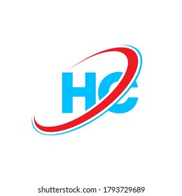 Hc H C Letter Logo Design Stock Vector (royalty Free) 1793729689 