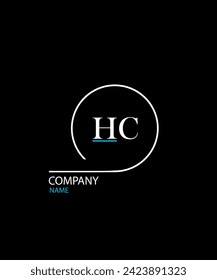 HC Letter Logo Design. Unique Attractive Creative Modern Initial HC Initial Based Letter Icon Logo