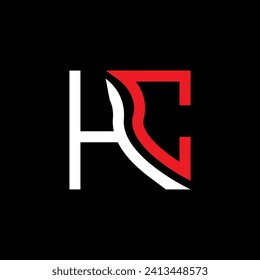 HC letter logo vector design, HC simple and modern logo. HC luxurious alphabet design  