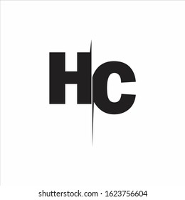 HC Logo Letters white background