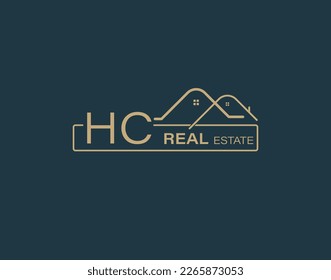 HC Real Estate Consultants Logo Design Vectors images. Luxury Real Estate Logo Design