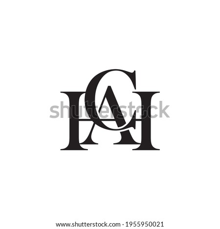 HCA logo design template premium