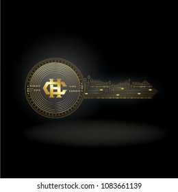 HCash Cryptocurrency Coin Private Key