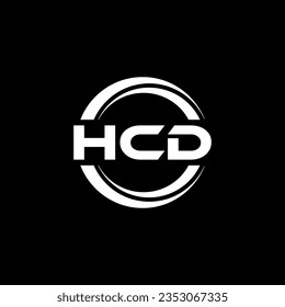 HCD Logo Design, Inspiration for a Unique Identity. Modern Elegance and Creative Design. Watermark Your Success with the Striking this Logo.