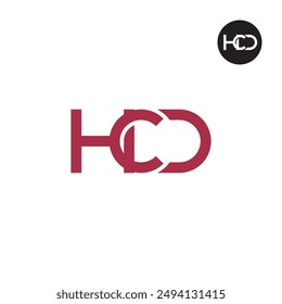 HCD Logo Letter Monogram Design