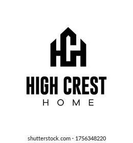 HCH initial logo for cool and modern real estate companies