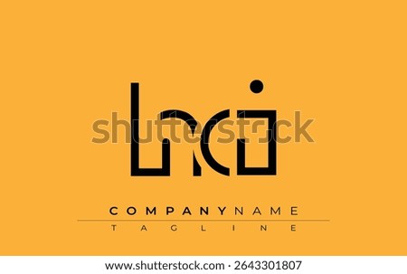 HCI abstract letter design. Modern Business Logo Design With Abstract Typography and Contemporary Style