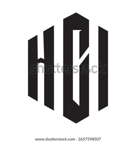 HCI letter design. HCI letter technology logo design. HCI Monogram logo design for entrepreneur.