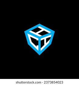 Diseño vectorial del logotipo de la letra HCI, logotipo simple y moderno de HCI. Diseño de alfabetos lujosos HCI  