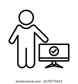 Colección de Vector de icono de línea Hci