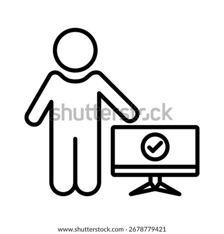Hci line icon vector collection