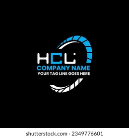 HCL letter logo creative design with vector graphic, HCL simple and modern logo. HCL luxurious alphabet design  