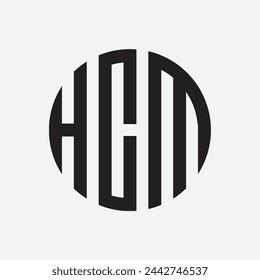 HCM  Logo vector Design art 