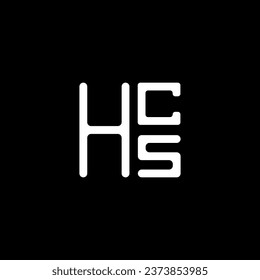 HCS letter logo vector design, HCS simple and modern logo. HCS luxurious alphabet design  