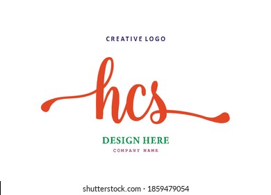 HCS lettering logo is simple, easy to understand and authoritative