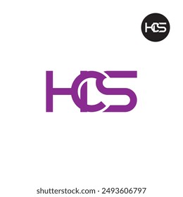 HCS Logo Letter Monogram Design