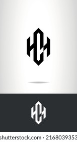 HCT monogram letter logo design