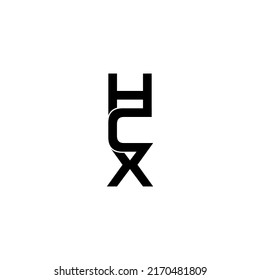 hcx letter original monogram logo design
