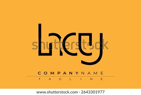 HCY abstract letter design. Modern Business Logo Design With Abstract Typography and Contemporary Style