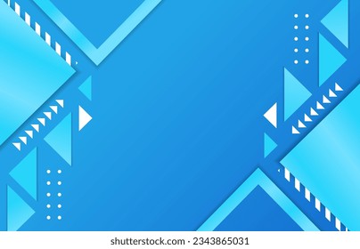 HD Abstract Geometric Background with Blue and Dark Blue Color Combination