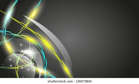 HD abstract yellow glow background, HD concept