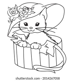 HD caticorn or cat unicorn coloring pages for children kids and adults. Children coloring pages, caticorn coloring pages