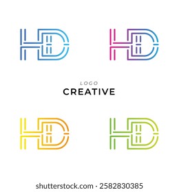 HD Creative Latter Logo Design. Monogram Design. By Custom Branding Logo. Creative Logo Design. Vector illustration. Modern Design. Logo Template.