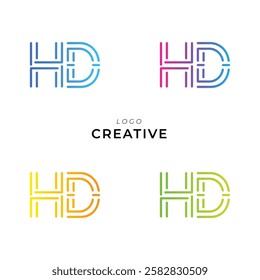 HD Creative Latter Logo Design. Monogram Design. By Custom Branding Logo. Creative Logo Design. Vector illustration. Modern Design. Logo Template.