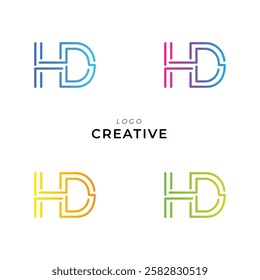 HD Creative Latter Logo Design. Monogram Design. By Custom Branding Logo. Creative Logo Design. Vector illustration. Modern Design. Logo Template.