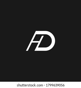 HD or DH ‍abstract outstanding professional business awesome artistic branding company different colors illustration logo