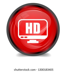 hd display icon and glossy button