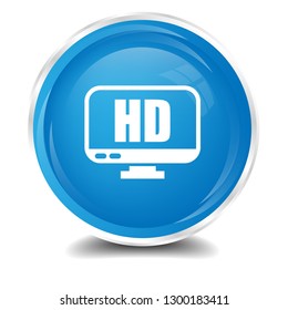 hd display icon and glossy button