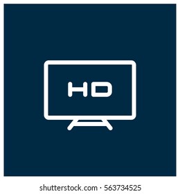 hd display vector icon