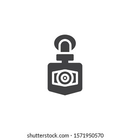 Hd dvr camera vector icon. filled flat sign for mobile concept and web design. Car dvr recorder glyph icon. Symbol, logo illustration. Vector graphics