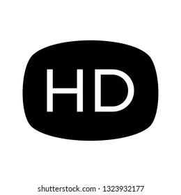 HD glyph icon