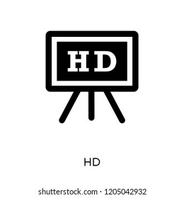 Hd icon. Hd symbol design from Cinema collection. Simple element vector illustration on white background.