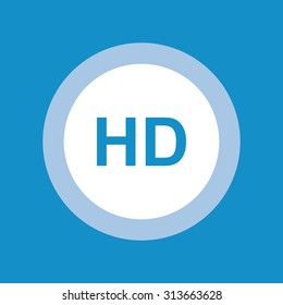 HD icon . Vector illustration
