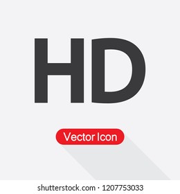 HD Icon Vector Illustration Eps10