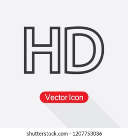 HD Icon Vector Illustration Eps10