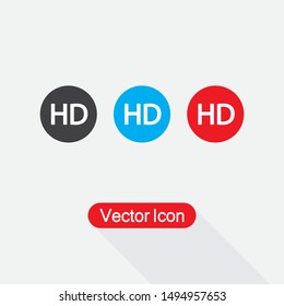 HD Icon Vector Illustration Eps10