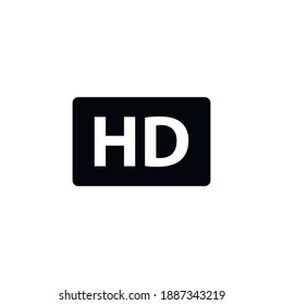 hd icon vector sign movie