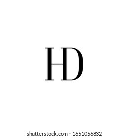 Plantilla de diseño de logotipo de letra inicial HD vectorial