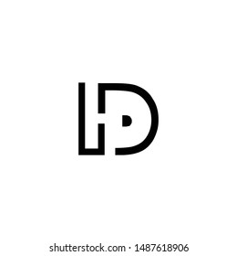 hd initial letter logo vector