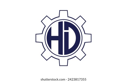 Plantilla de vector de diseño de logotipo de círculo mecánico de letra HD. industrial, ingeniería, servicios, marca de palabras, marca de letras, monograma, construcción, empresa, empresa, empresa, comercial, geométrica