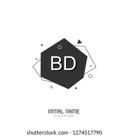 HD Initial logo template vector