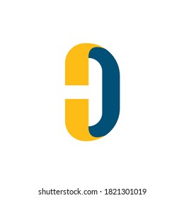HD letter  icon vector design illustration template