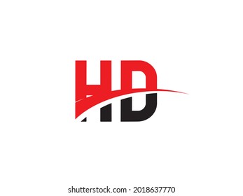 Plantilla de diseño de logotipo inicial de carta HD